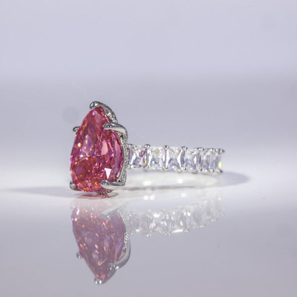 Blush Blossom Halo Ring - Gold Era 